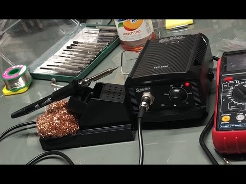 Harbor Freight Schneider 5 - 50 watt Soldering Station Review