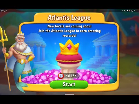 FISHDOM ATLANTIS LEAGUE level 31,32,33,34,35,36,37,38,39,40   CROWN LEVELS. Waiting for level 15501