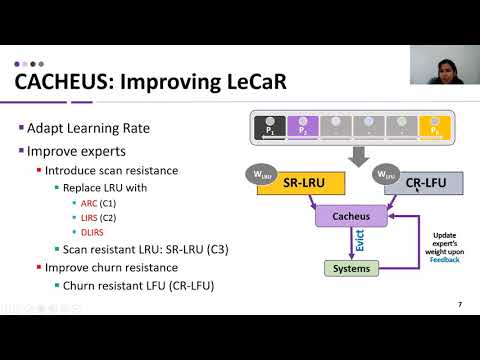 FAST '21 - Learning Cache Replacement with CACHEUS