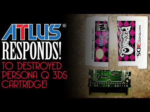 Atlus Responds to Destroyed Persona Q 3DS Cartridge Demand! CameronAllOneWord