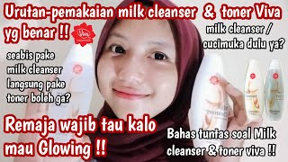 Download lagu CARA MENGGUNAKAN VIVA MILK CLEANSER DAN FACE TONIC BENGKUANG YANG BENAR #skincareroutine mp3 Download lagu CARA MENGGUNAKAN VIVA MILK CLEANSER DAN FACE TONIC BENGKUANG YANG BENAR #skincareroutine mp3
