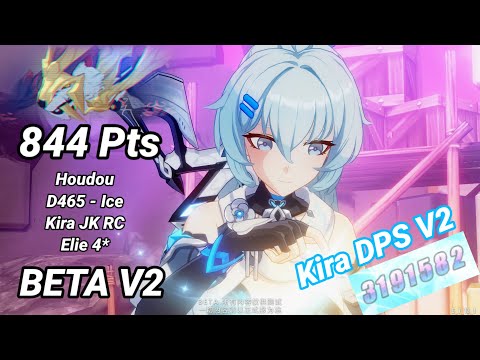 Kira DPS V2 | Huodou (D465 - ICE) 844 Pts - Kira JK RC Elie 4* | Honkai 6.7 BETA V2