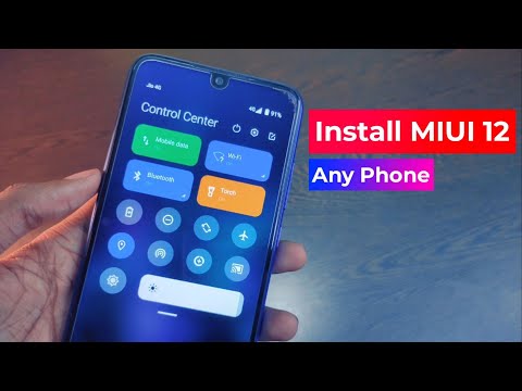 Install MIUI 12 in Any Phone | MIUI 12  Features MIUI 12 control center for realme TechnoMind Ujjwal