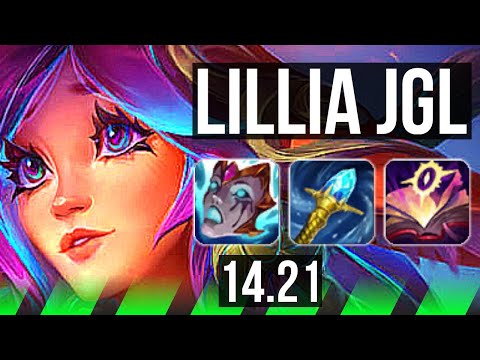 LILLIA vs GRAVES (JGL) | 20/2/9, Legendary, 6 solo kills | EUW Grandmaster | 14.21