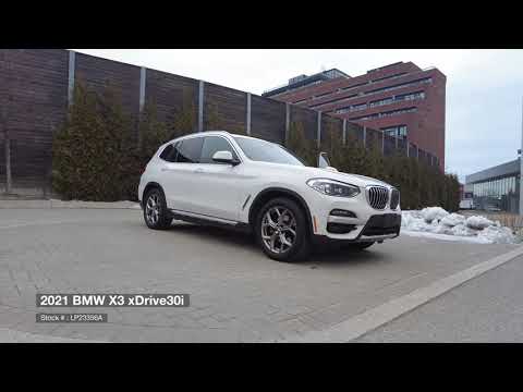 2021 BMW X3 xDrive30i Sports Activity Vehicle in White for sale at Ken Shaw Toyota in Toronto, ON