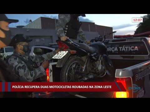 Polícia recupera duas motocicletas roubadas na zona leste de Teresina 12 02 2021