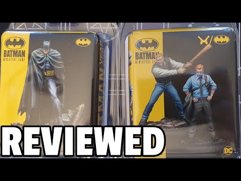Batman Miniatures Review: Batman Year One, Gordon Year One, Flass and Premium Suspect Markers!