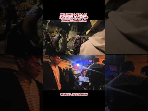 Recorrido por las calles de #ayacucho  a altas horas de la madrugada