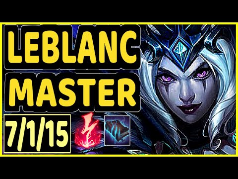XAKY (LEBLANC) - 7/1/15 KDA GAMEPLAY - EUW Ranked MASTER
