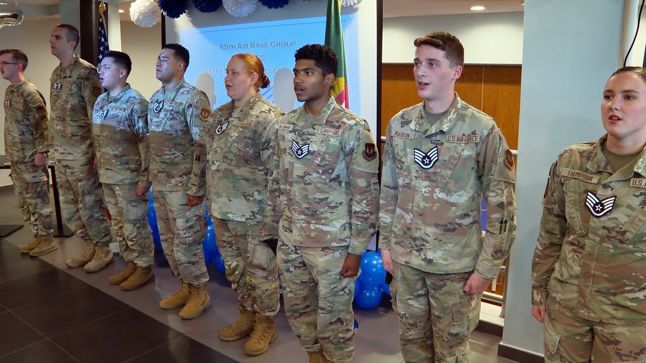 65 ABG Staff Sergeant Release Party at Lajes Field - Azores