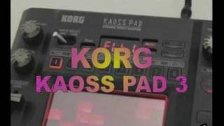 Korg Kaoss Pad 3 - KP3 - présentation des fonctions - www.music-center-france.com