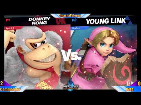 Ultimate SmashaPalooza #2: Winners Semis - Commander (DK) vs JMed (Young Link)
