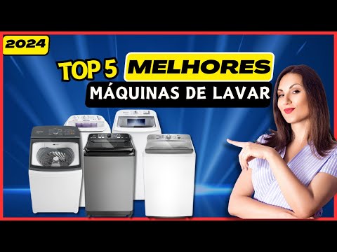 🔎 MELHORES MÁQUINAS DE LAVAR ROUPAS- Top 5 CUSTO-BENEFICIO 2024- Qual é a Melhor Máquina de Lavar? 🏆