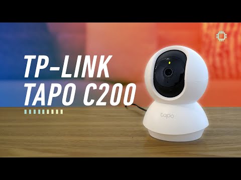 TP-LINK Pan/Tilt namų apsaugos WiFi kamera su dienos/nakties vaizdu, 1080p FHD, Micro SD kortelių talpa iki 128 GB, H.264 vaizdo įrašas, 360/114 žiūrėjimo kampas. video