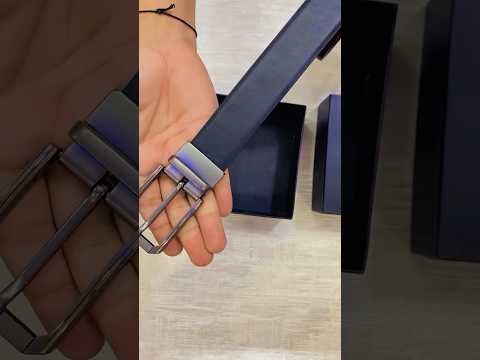 Italian damache reversible belt