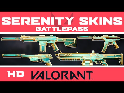 Serenity VALORANT Skins | Act 3 Battle Pass Skin Collection Showcase