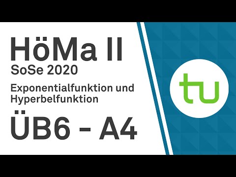 Exponentialfunktion und Hyperbelfunktion – TU Dortmund, Höhere Mathematik II (BCI/BW/MLW)