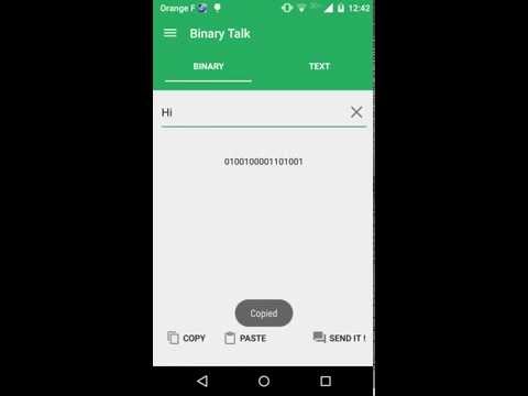 Binary Translator & Converter Video