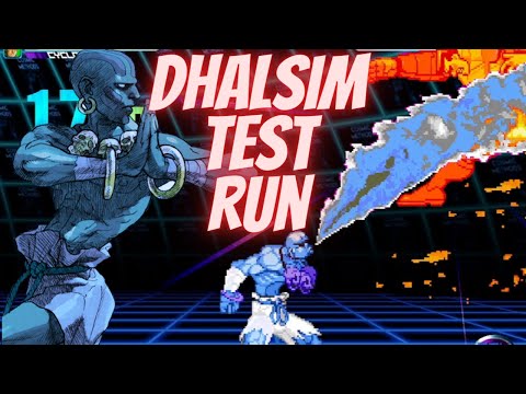 MvC2 - Dhalsim Test Run