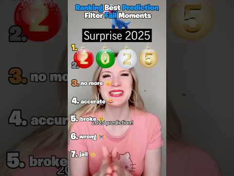 Ranking Funniest Prediction Filter Fail Moments
