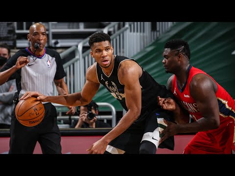 Highlights: Bucks 129 - Pelicans 125 | Giannis And Zion Battle It Out | Donte Career Night | 2.25.21