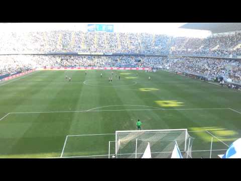 Gol de Luis Alberto. Málaga 1-bilbao 0