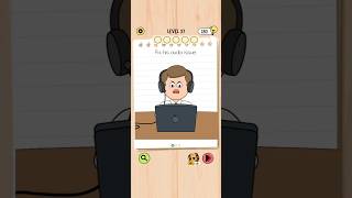Brain Test 5 Level 37: Fix his audio issue Walkthrough