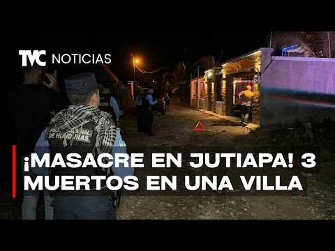 Identifican a las tres víctimas del ataque armado en una villa de la aldea Roma, Atlántida
