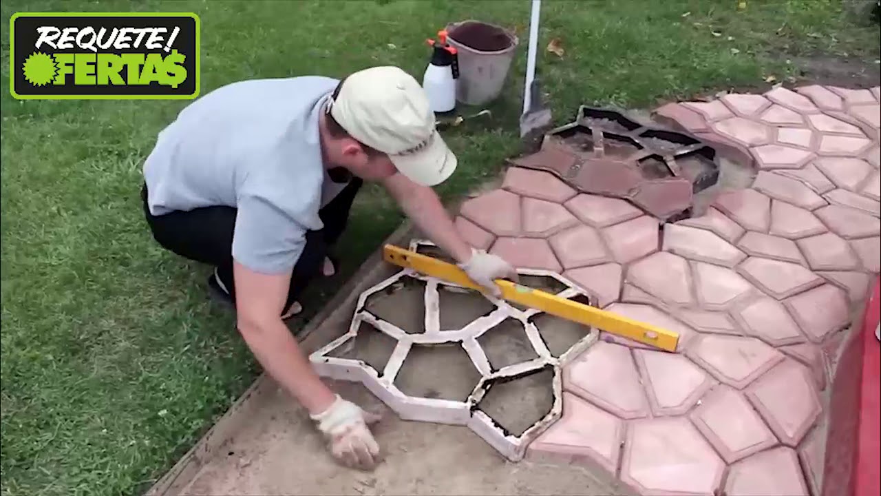 Moldes Para Cemento 40x40x5