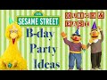Quick Easy DIY Sesame Street Birthday Party Ideas