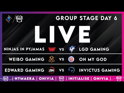NIP vs LGD | WBG vs OMG | EDG vs IG | Demacia Cup Day 6 | Live with Nymaera and Initialise