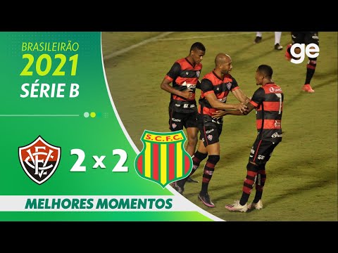 Gols e lances de Vitória x Sampaio Corrêa
