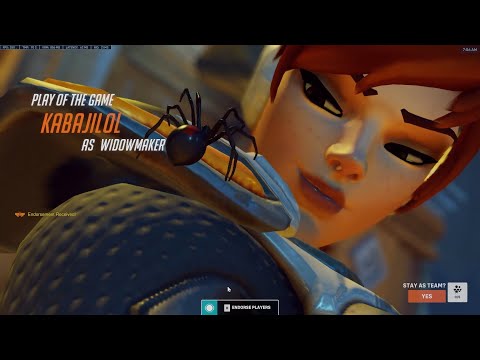 POTG! KABAJI INSANE WIDOWMAKER GAMEPLAY OVERWATCH 2 SEASON 2