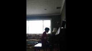 11 Year Old Playing Up Around The Bend By Creedence Clearwa