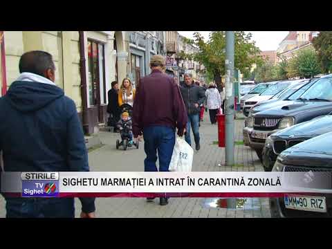 STIRE 01  SIGHETU MARMAȚIEI A INTRAT ÎN CARANTINĂ ZONALĂ