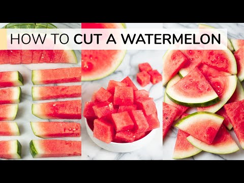 , title : 'HOW TO CUT A WATERMELON | cubes, triangles and sticks'