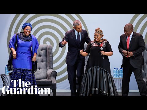 Obama does Nelson Mandela's ‘Madiba Dance’ in South Africa