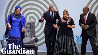 Download lagu Obama does Nelson Mandela's ‘Madiba Dance’ in South Africa mp3 Download lagu Obama does Nelson Mandela's ‘Madiba Dance’ in South Africa mp3