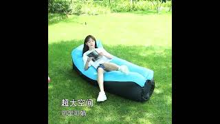 Nafukovací vak Lazy bag dvojvrstvový - modrý