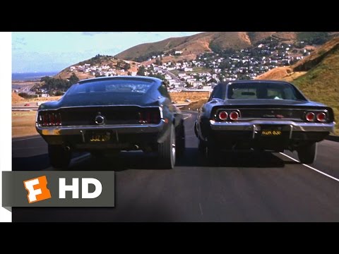 Bullitt (1968) - Ford Mustang vs. Dodge Charger Scene (5/10) | Movieclips