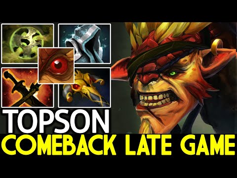 TOPSON [Bristleback] Bad Start Mid Comeback Late Game Dota 2