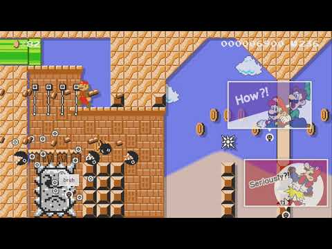 Chomp Thwomp Ruins by ArthurSMM2 - Super Mario Maker 2 - No Commentary 1bt