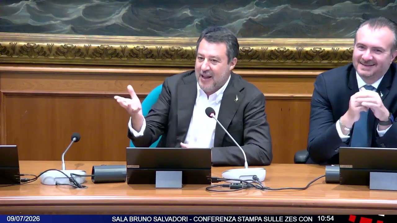 SALVINI E MOLINARI IN CONFERENZA STAMPA PER PRESENTARE PROPOSTE SULLE ZES PER IL NORD