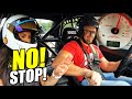 FAIL! I Almost MONEY SHIFTED Her EVO 9 into R! // Nürburgring