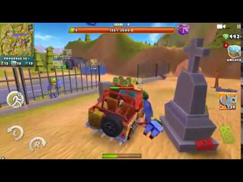 Zombie Safari game kill zombies on a cool car