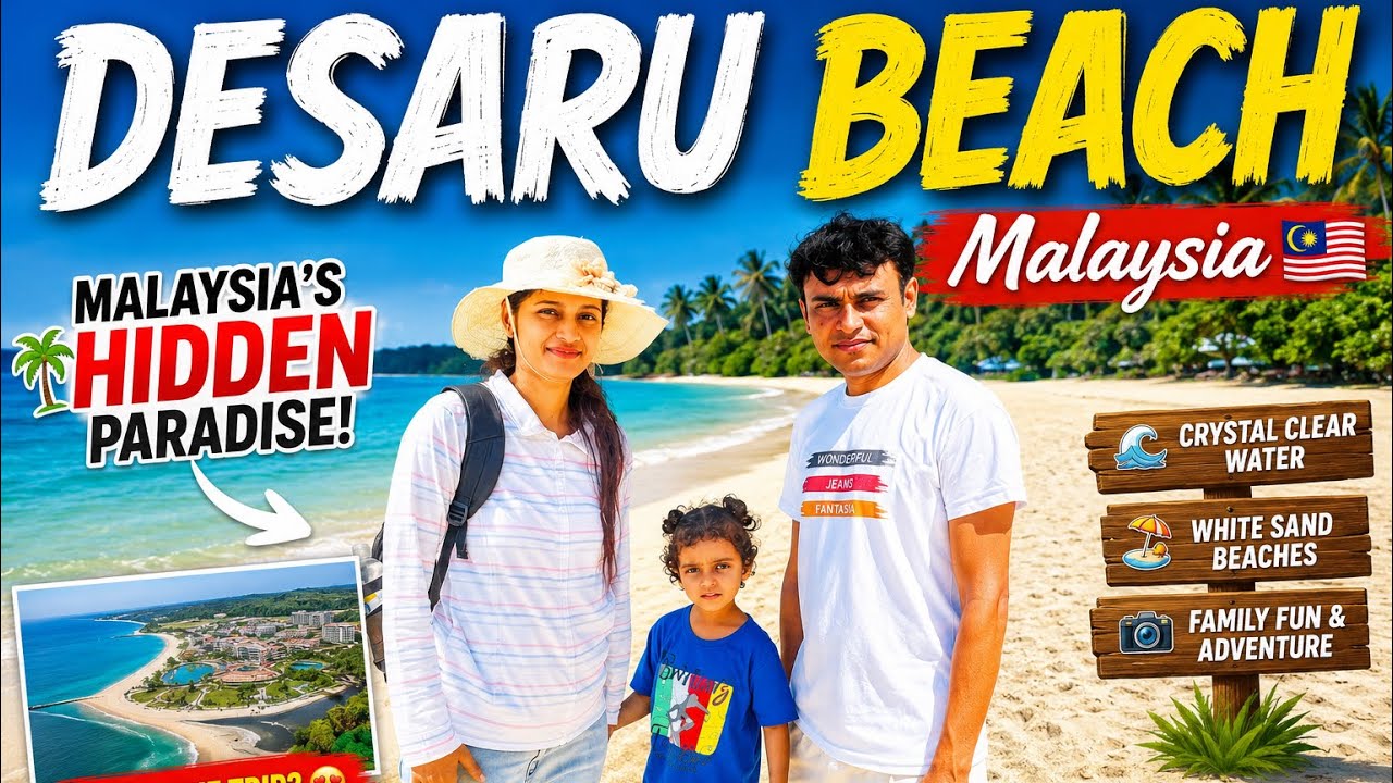 Desaru Beach Malaysia | Malaysia’s Hidden Paradise Beach Vlog 2026