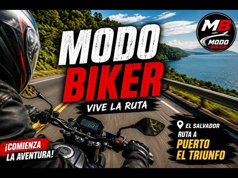 Comienza la aventura! Primera ruta en moto hacia Puerto El Triunfo 🇸🇻| Modo Biker