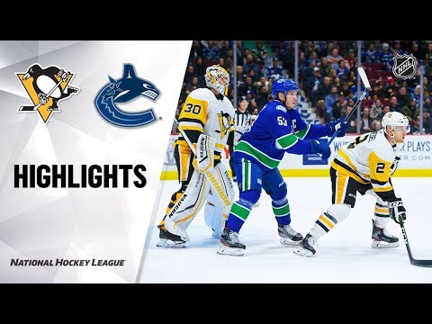 NHL Highlights | Penguins @ Canucks 12/21/19