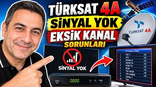 Türksat 4A Sinyal Yok! Eksik Kanallar Nasıl Gelir? Güncel Frekans ve K