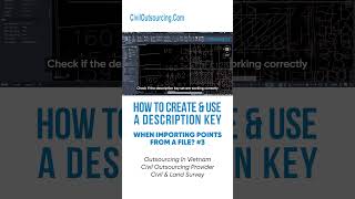 #3 HOW TO CREATE AND USE A DESCRIPTION KEY WHEN IMPORTING POINTS FROM A FILE